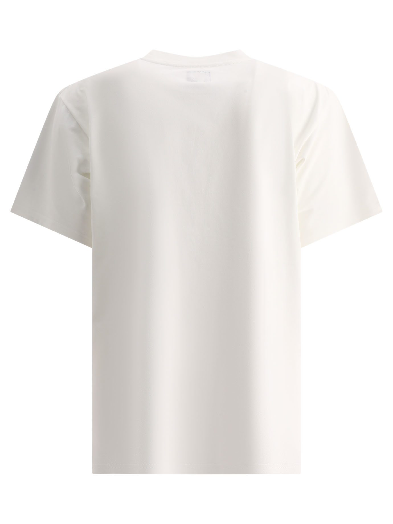 NEEDLES White T-shirt with embroidery and patch pocket